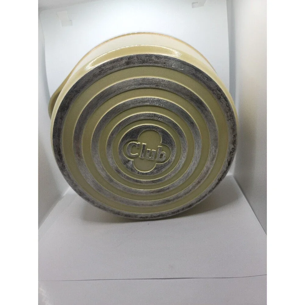 CLUB Aluminum 4 Quart Dutch Oven Stock Pot Harvest Yellow Vintage 10